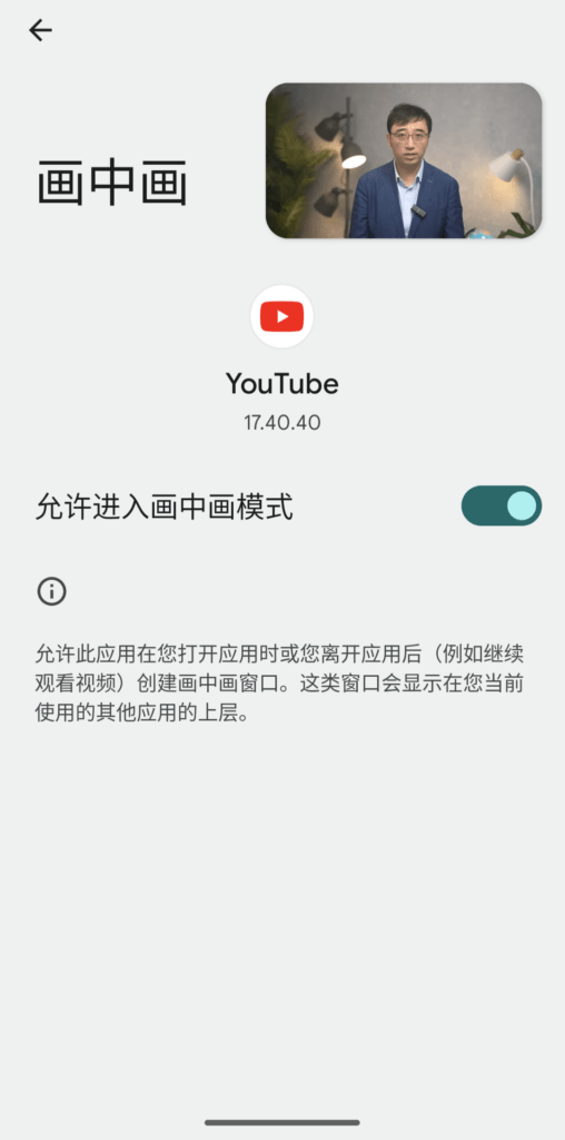 Google Pixel 手机如何开启Youtube画中画